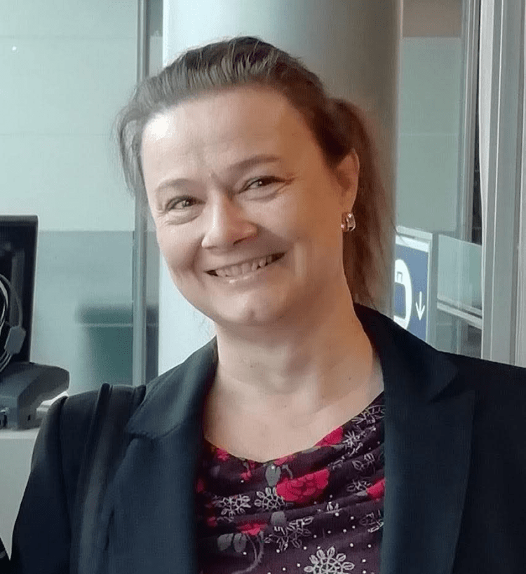 Yhdistyksen johtokunnan jäsen Kaarina Lyhykäinen&nbsp;(1966–2025)